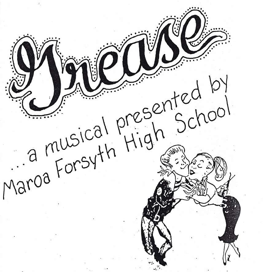Student-created Grease artwork